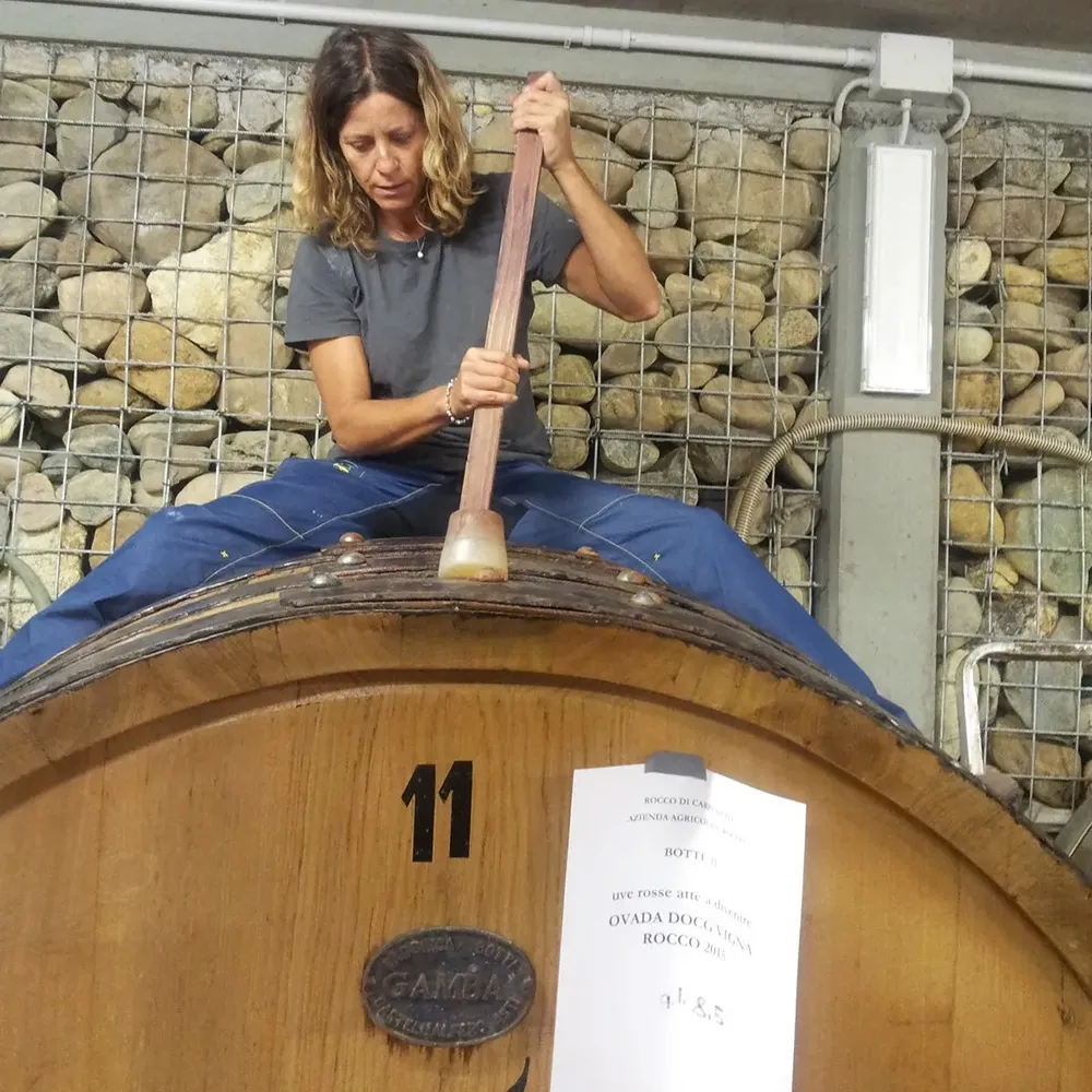 De wijngaarden van Rocco di Carpeneto in Alto Monferrato